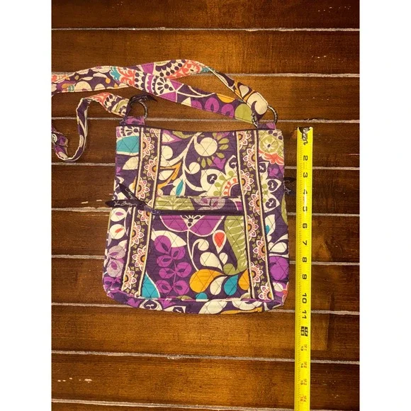 Vera Bradley Crossbody Bag Floral Quilted Purse Multi-Color Travel Everyday - Picture 8 of 8